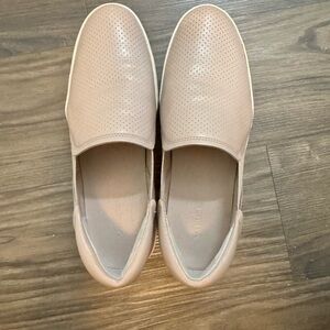 Vince Women's Perforated Slip-On Shoes - Tan